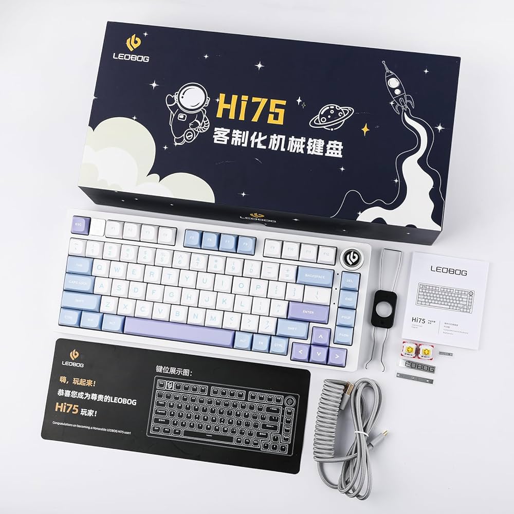 Amazon | EPOMAKER x LEOBOG Hi75 アルミ合金製 ワイヤード